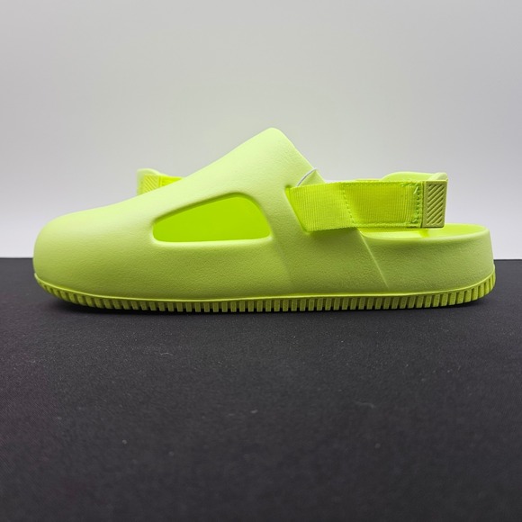 Nike Calm Mule Volt Neon Yellow Mens Size 9 Slip On Clog FD5130-700 New
